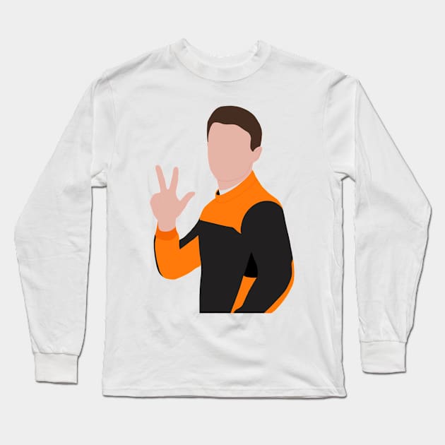 Lando Norris - P3 Imola Qualifying Long Sleeve T-Shirt by emstanden25